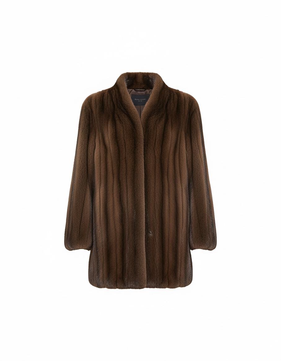 Manteau en Vison Mi-Longs