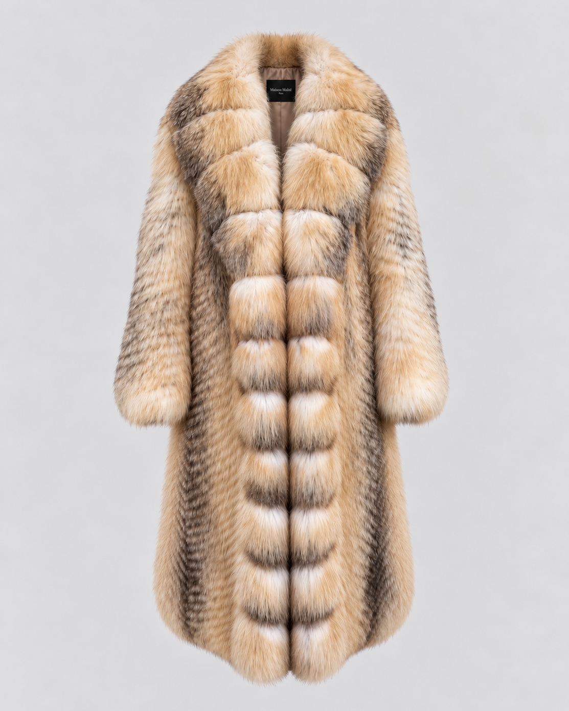Manteau long en fourrure Renard Golden Island