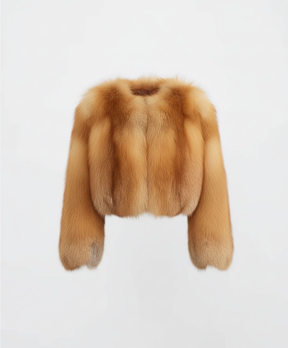 Veste courte fourrure Red Fox - Coupe épurée
