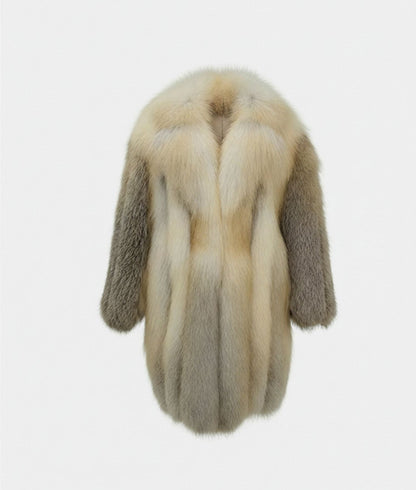 Manteau long en fourrure Renard Golden Island